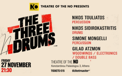 THE THREE DRUMS Nikos Touliatos, Nikos Sidirokastritis, Simone Mongelli and Gilad Atzmon